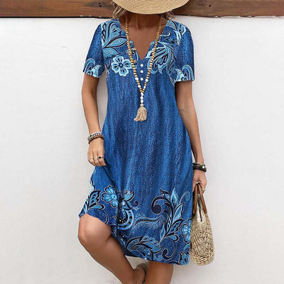VESTIDO VINTAGE FLORAL