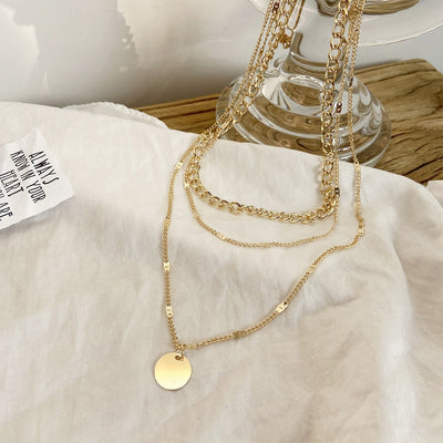 Collar Vintage de Oro y Plata