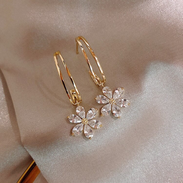 Pendientes de Cristal Daisy