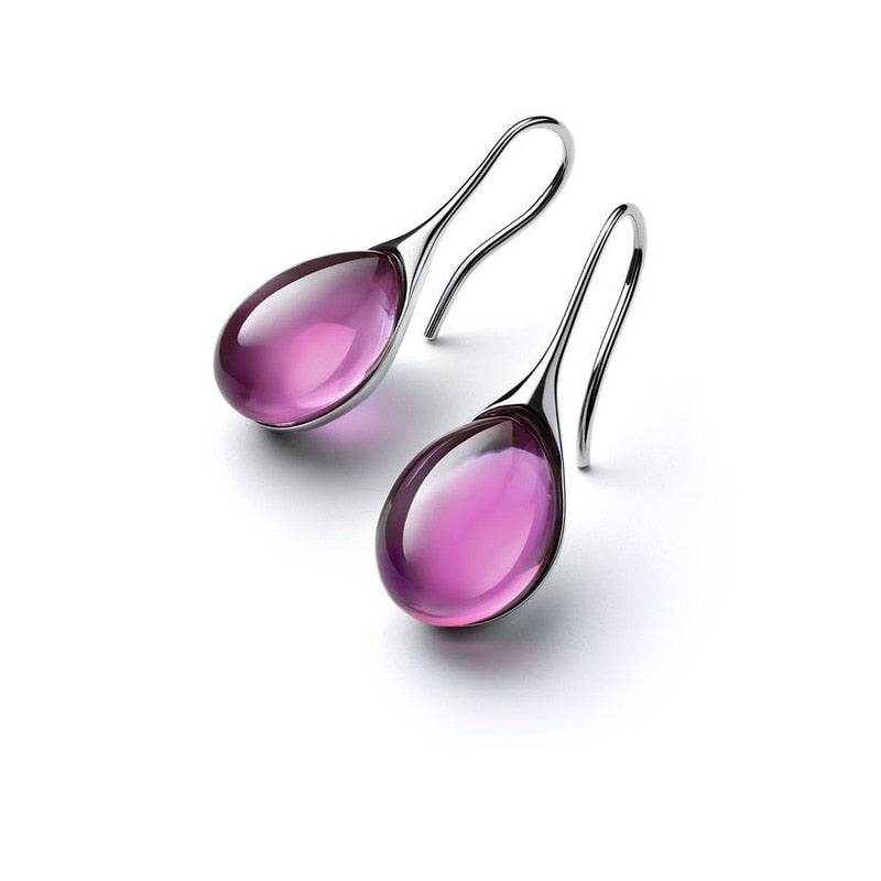 Aretes de Piedra Natural