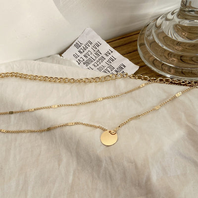 Collar Vintage de Oro y Plata