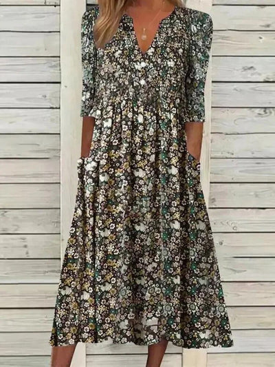 VESTIDO VINTAGE FLORAL