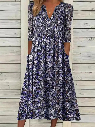 VESTIDO VINTAGE FLORAL