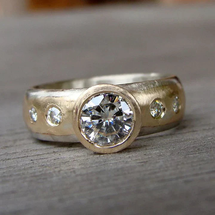 Anillo con Cristal Forjado Vintage