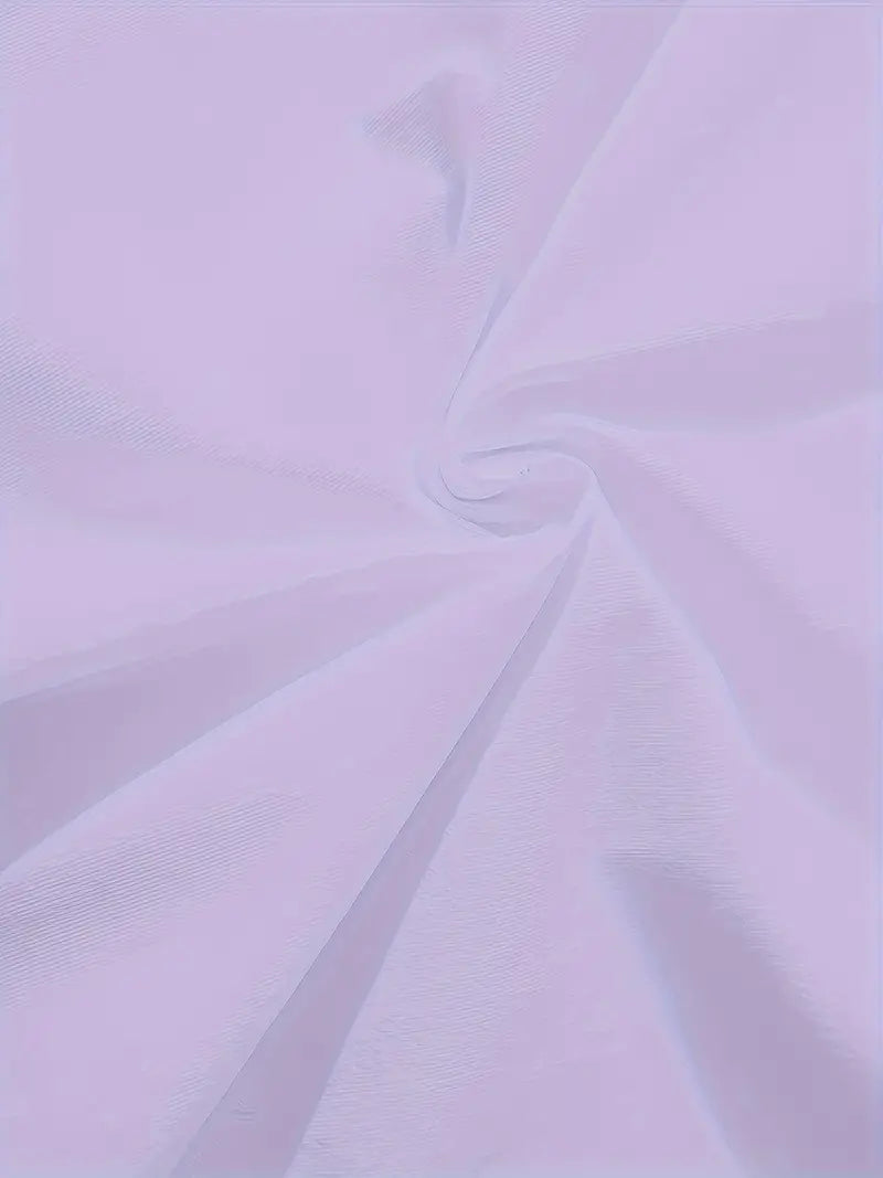 Vestido De Cintura Ajustada Con Lazo Sólido Y Abertura Lateral